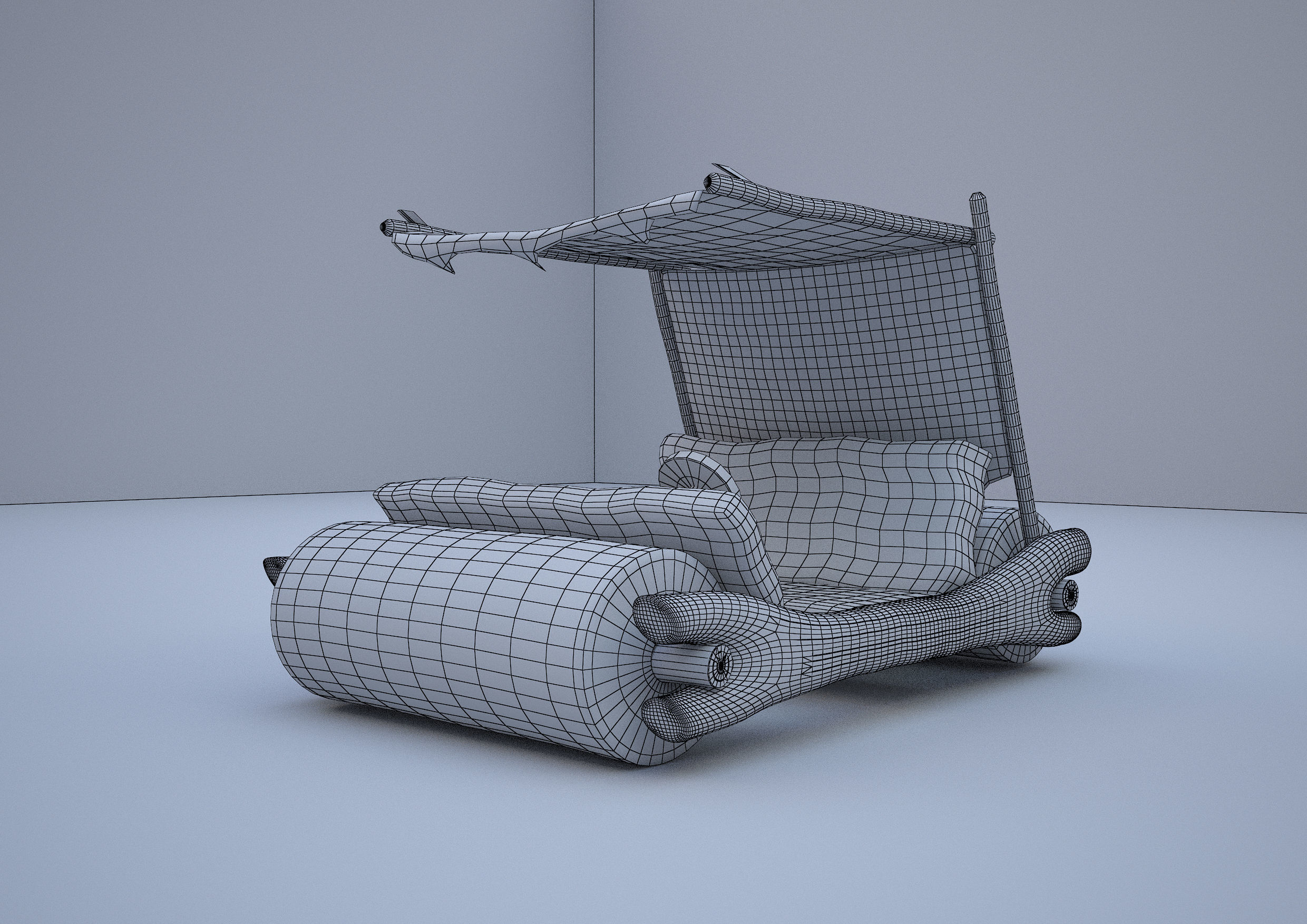 stone age car 3D model_16