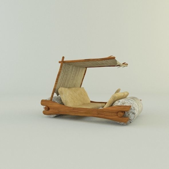 stone age car 3D model_2
