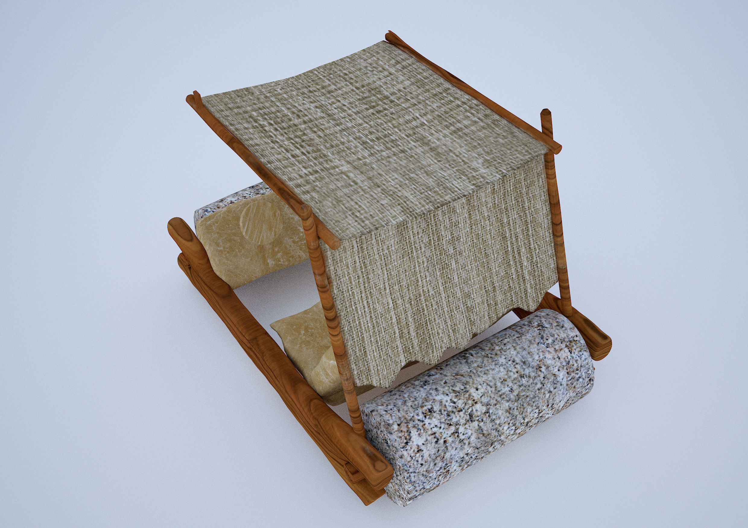 stone age car 3D model_14