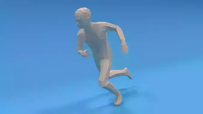 Low Poly Kid Running