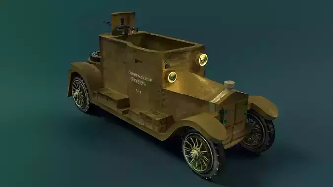 Minerva Armored Car with texture