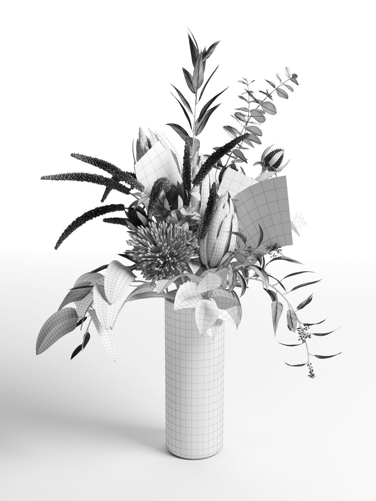 Corporate Flowers 3 3D model_3
