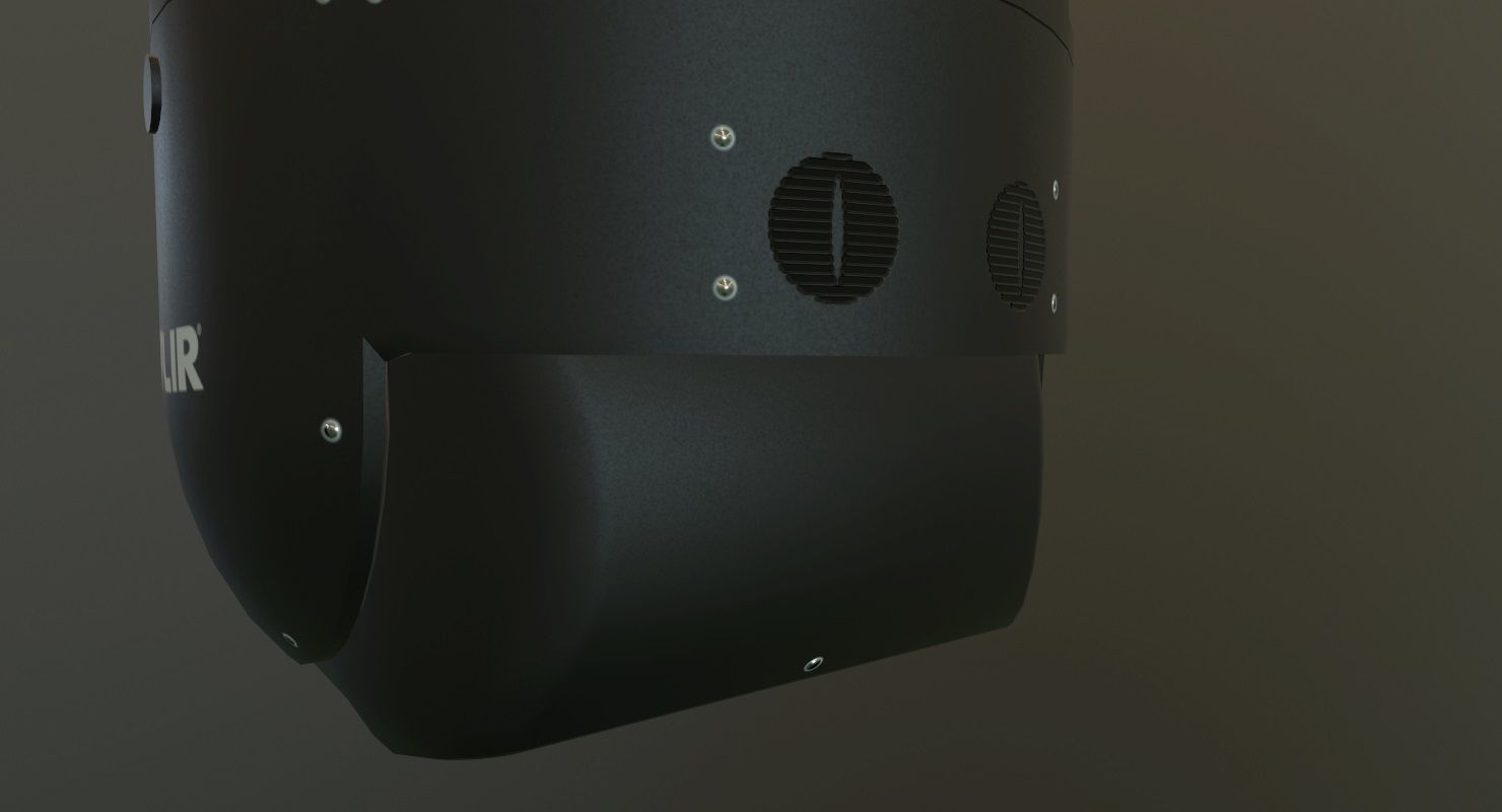  FLIR Star SAFIRE 380 HDc Low-poly 3D model_4