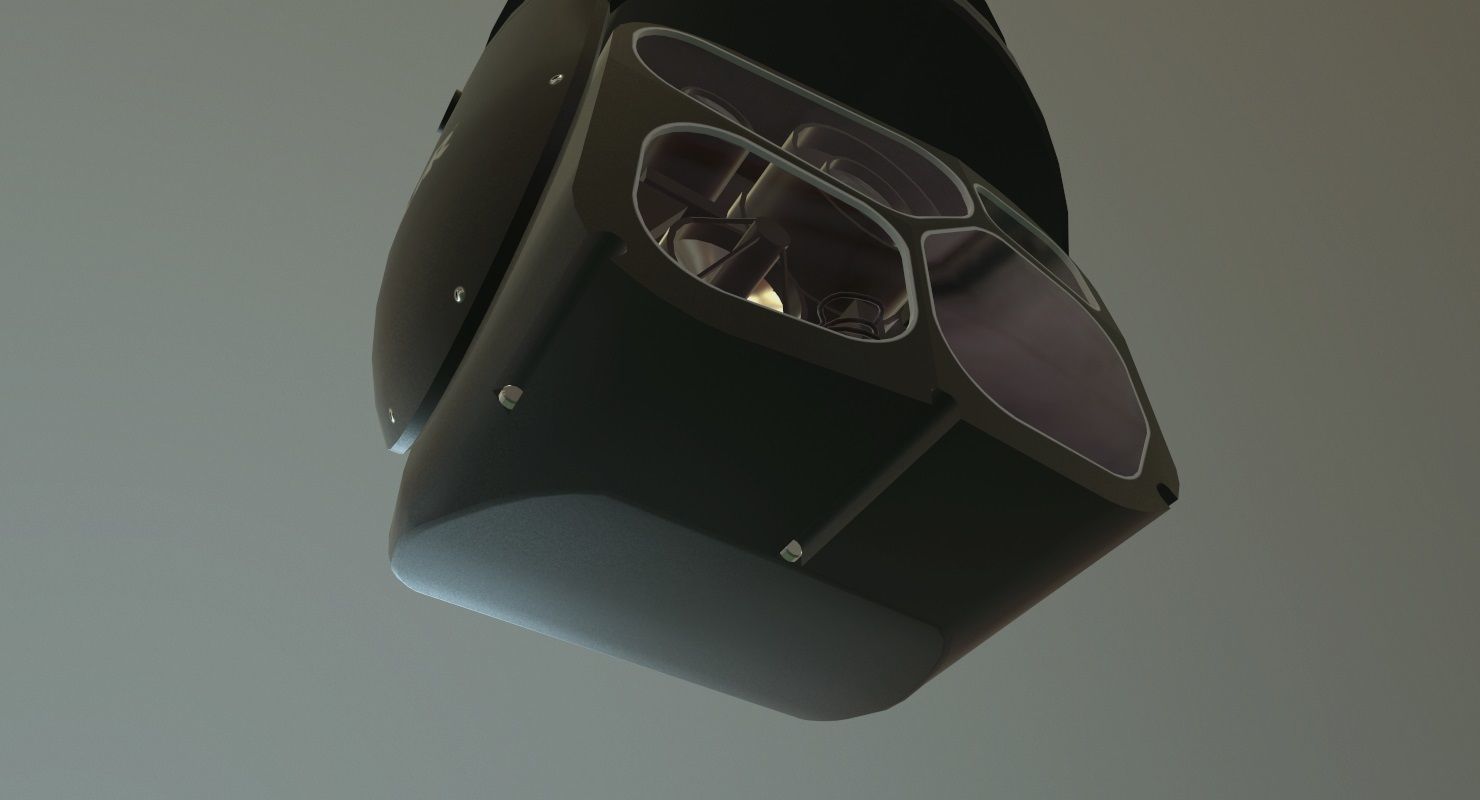  FLIR Star SAFIRE 380 HDc Low-poly 3D model_6