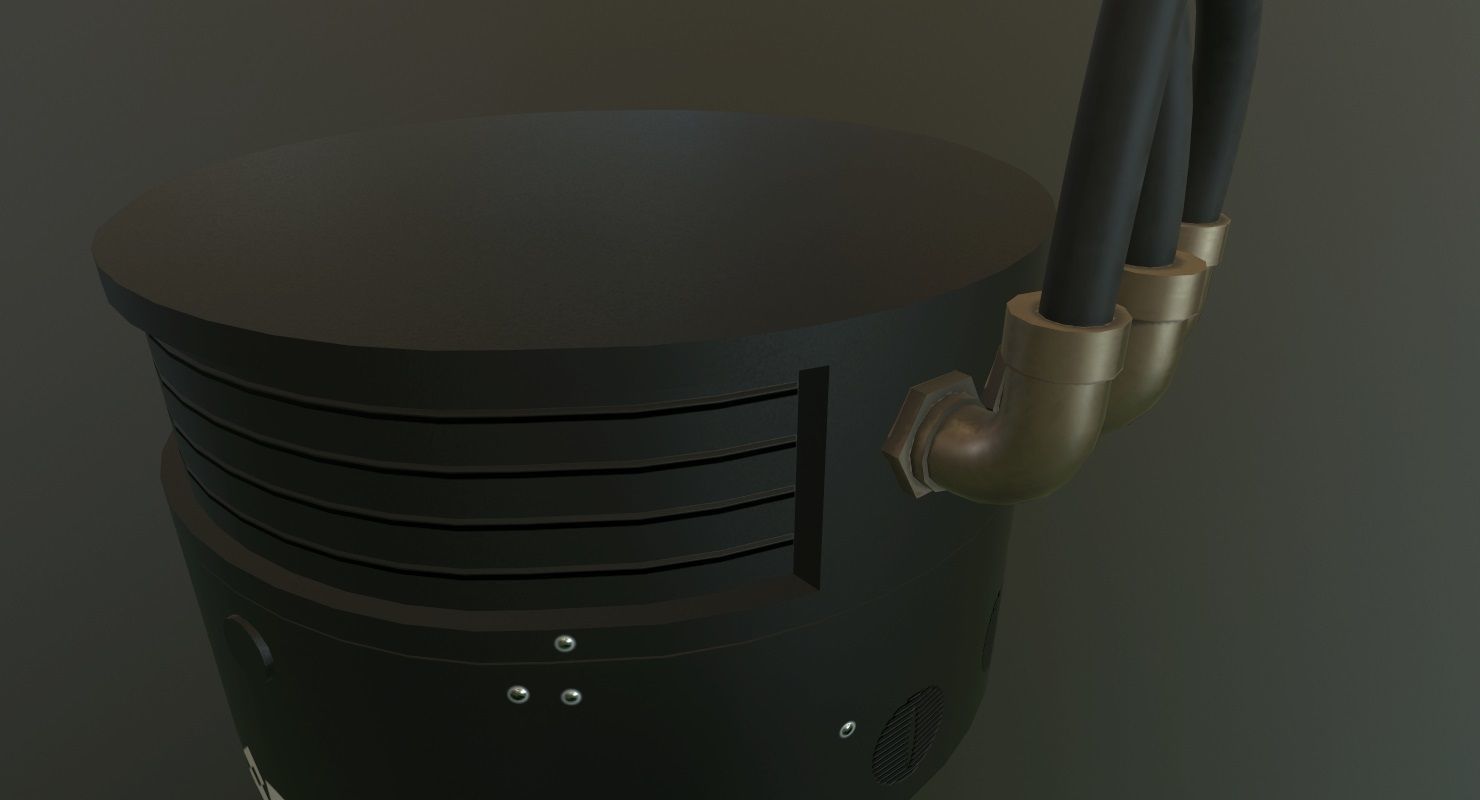  FLIR Star SAFIRE 380 HDc Low-poly 3D model_5