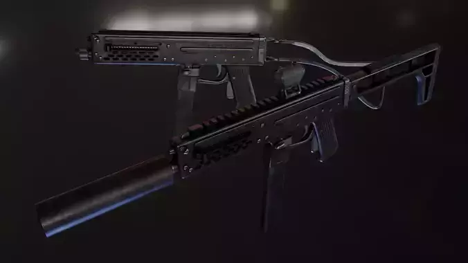 Franchi LF-57 Low-poly 3D model