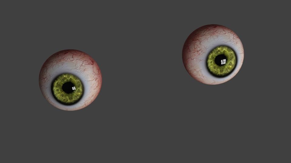the eyes human eye Free 3D model_9