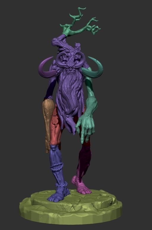 Tree Giant  3D print model_12