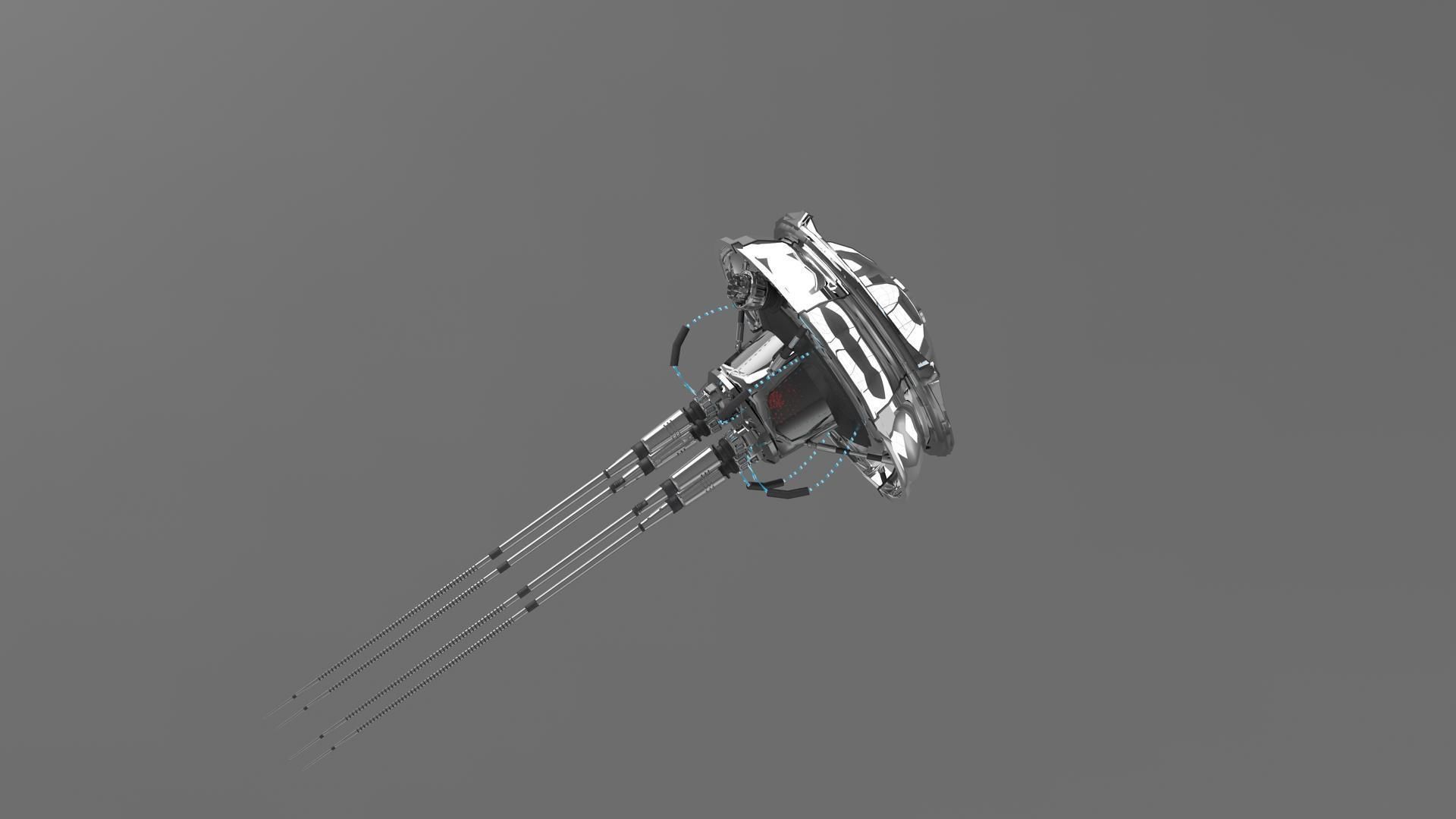 Robotic Jellyfish 3D model_1
