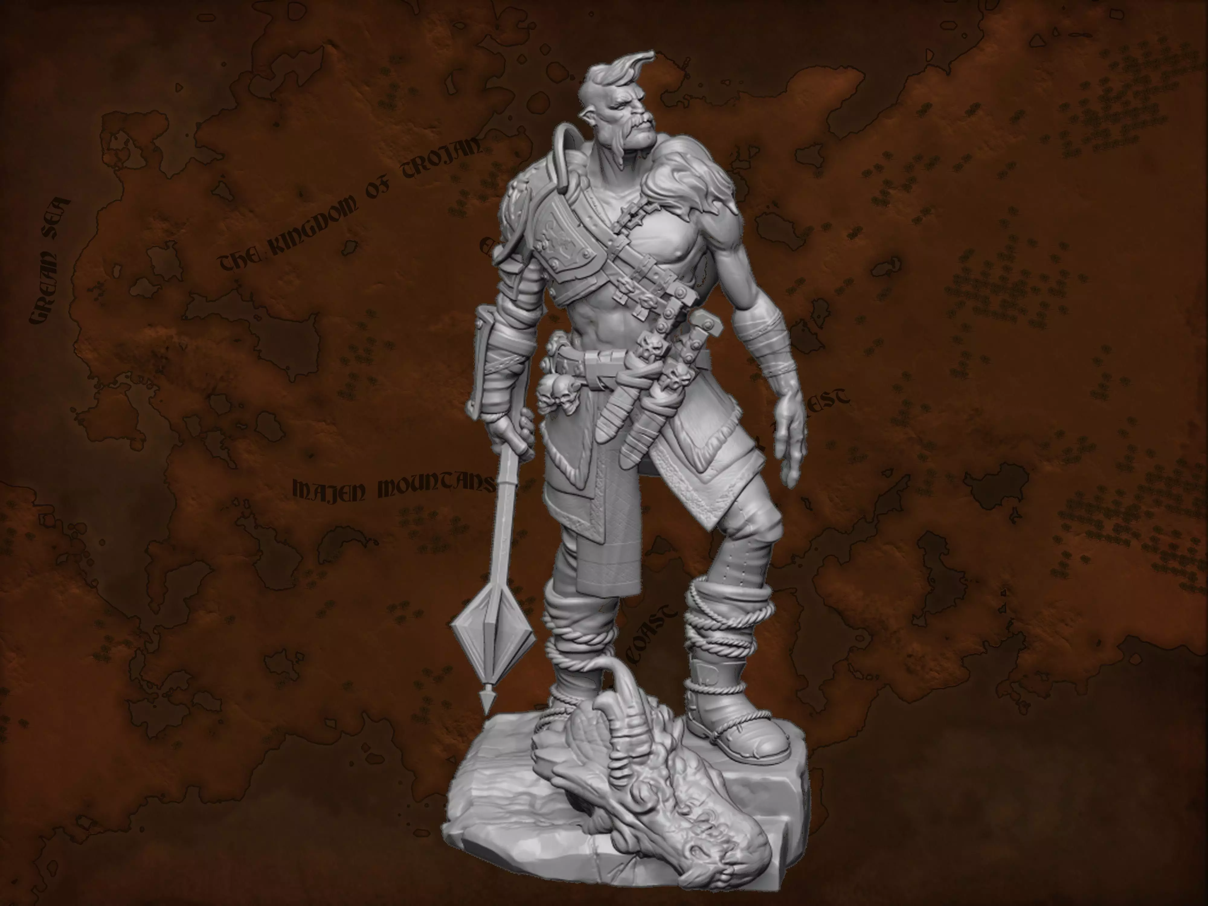 Giant King 3D print model