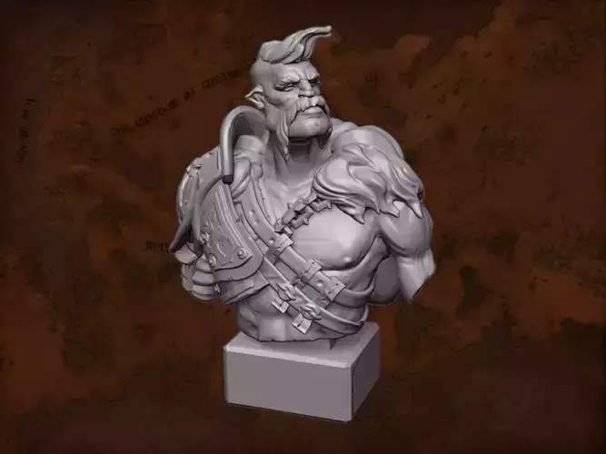 Giant King Bust