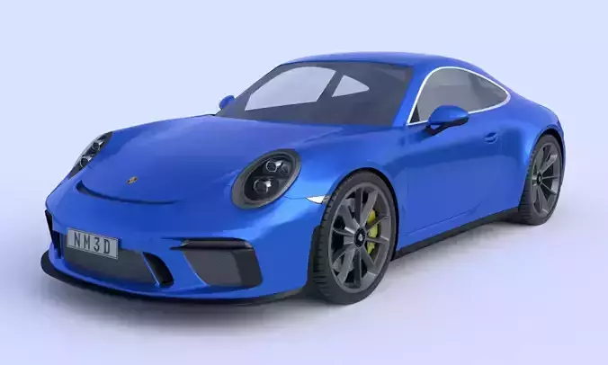 2018 Porsche 911 GT3 Touring 3D model