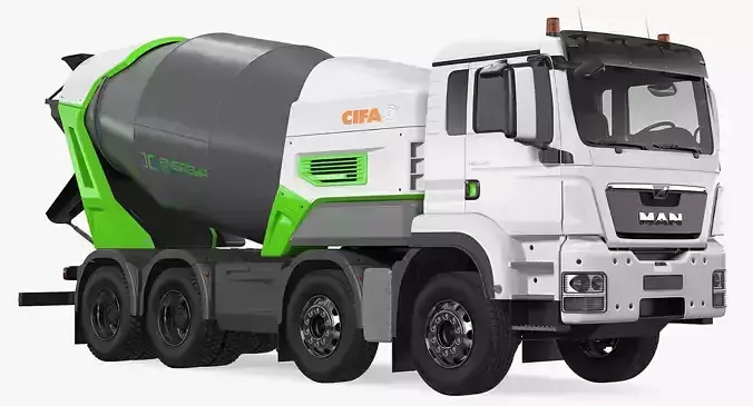 Electric Hybrid Mixer Truck Energya E9