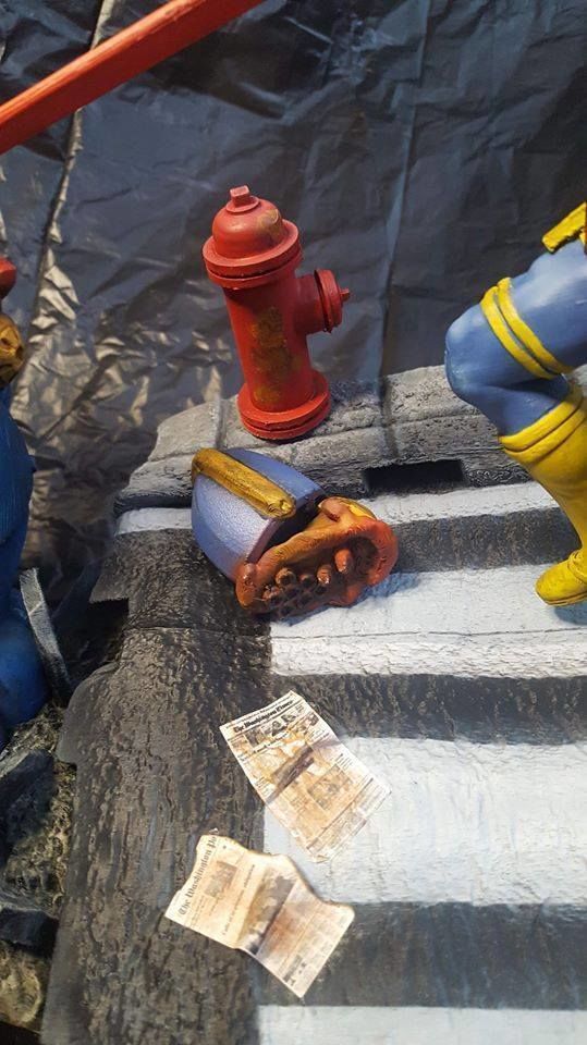 X-men Cyclop VS Sentinel 3D print model_6