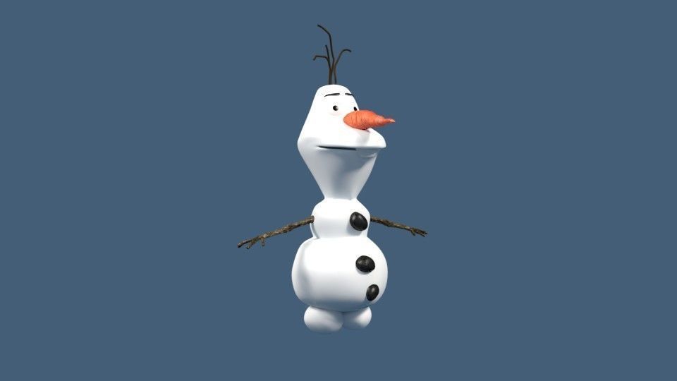 Olaf from frozen 3D model_1