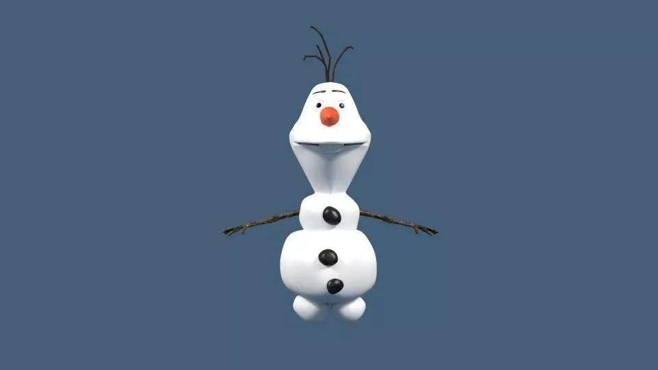 Olaf from frozen 3D model_0