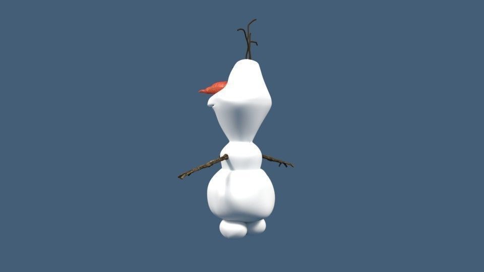 Olaf from frozen 3D model_5