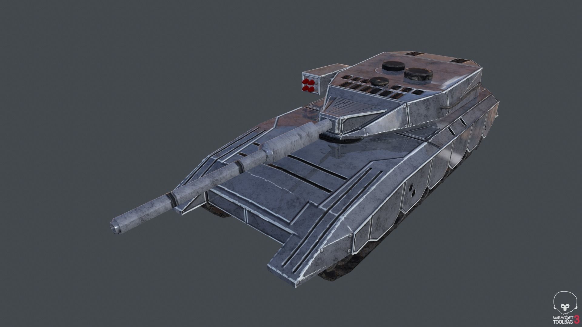 Tanks for RTS Game Pack Low-poly 3D model_34