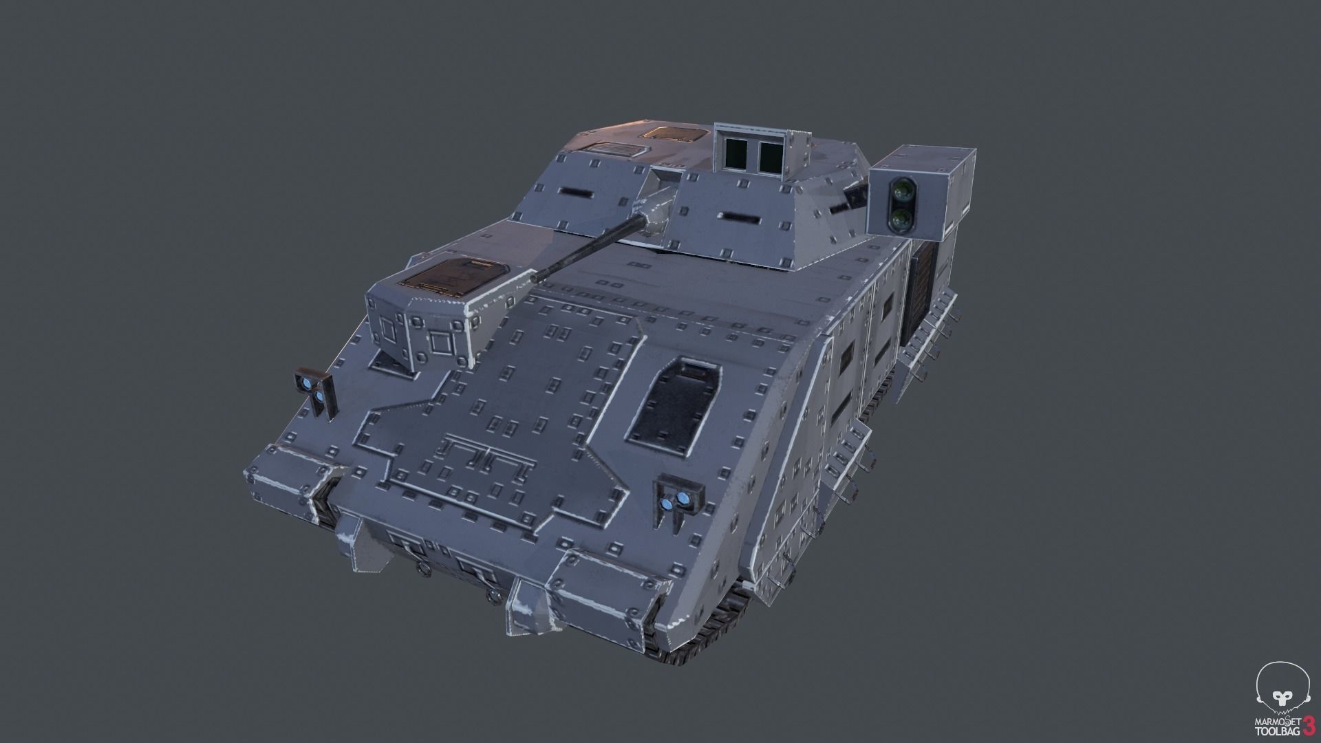 Tanks for RTS Game Pack Low-poly 3D model_27