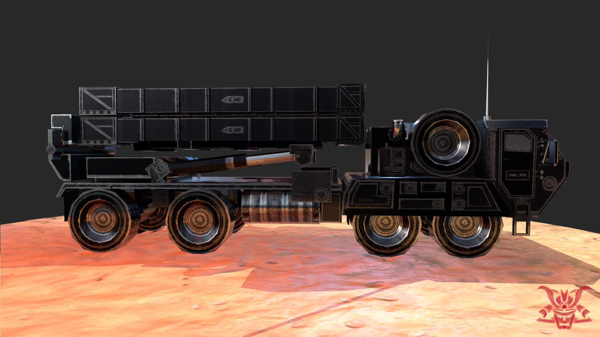 Tanks for RTS Game Pack Low-poly 3D model_7