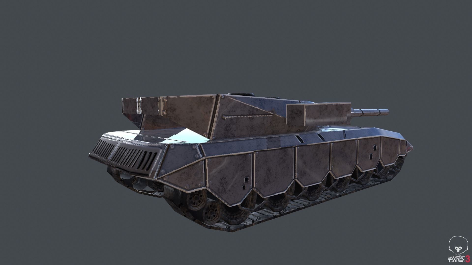 Tanks for RTS Game Pack Low-poly 3D model_39