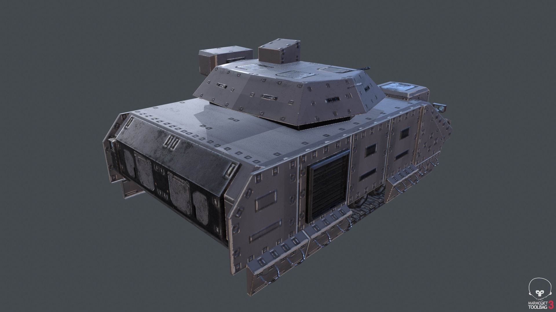 Tanks for RTS Game Pack Low-poly 3D model_29