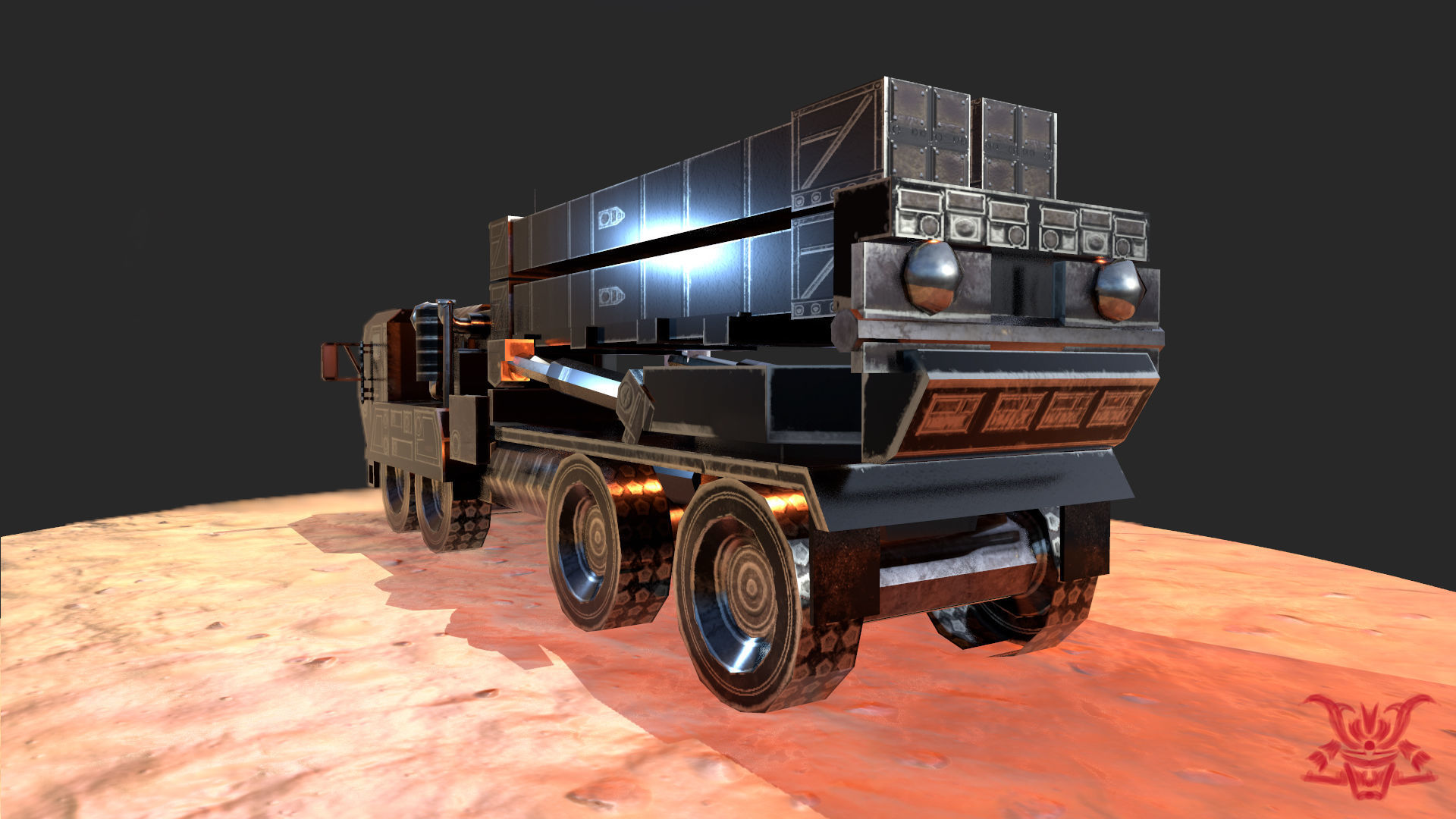 Tanks for RTS Game Pack Low-poly 3D model_8