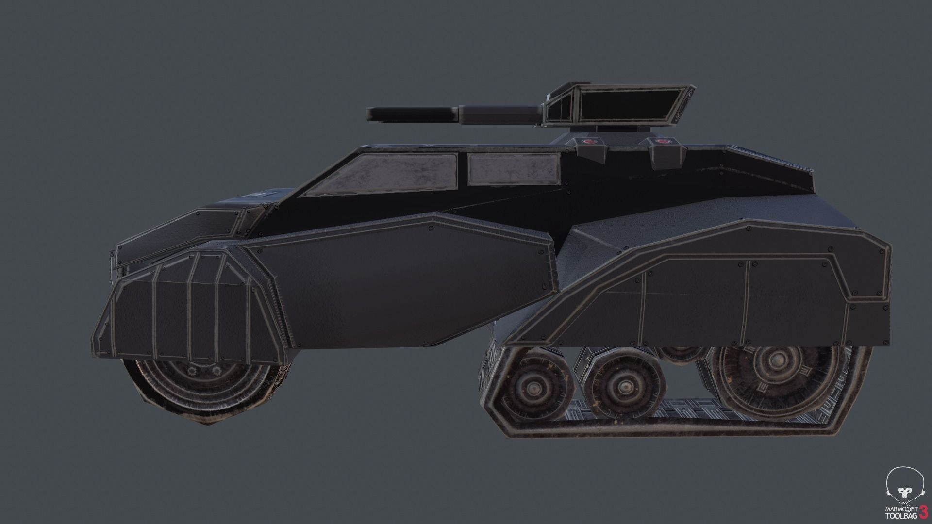 Tanks for RTS Game Pack Low-poly 3D model_47