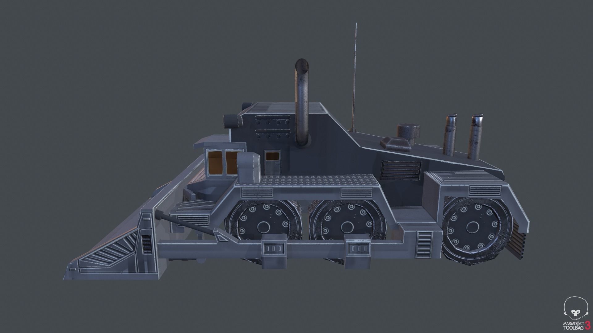 Tanks for RTS Game Pack Low-poly 3D model_46