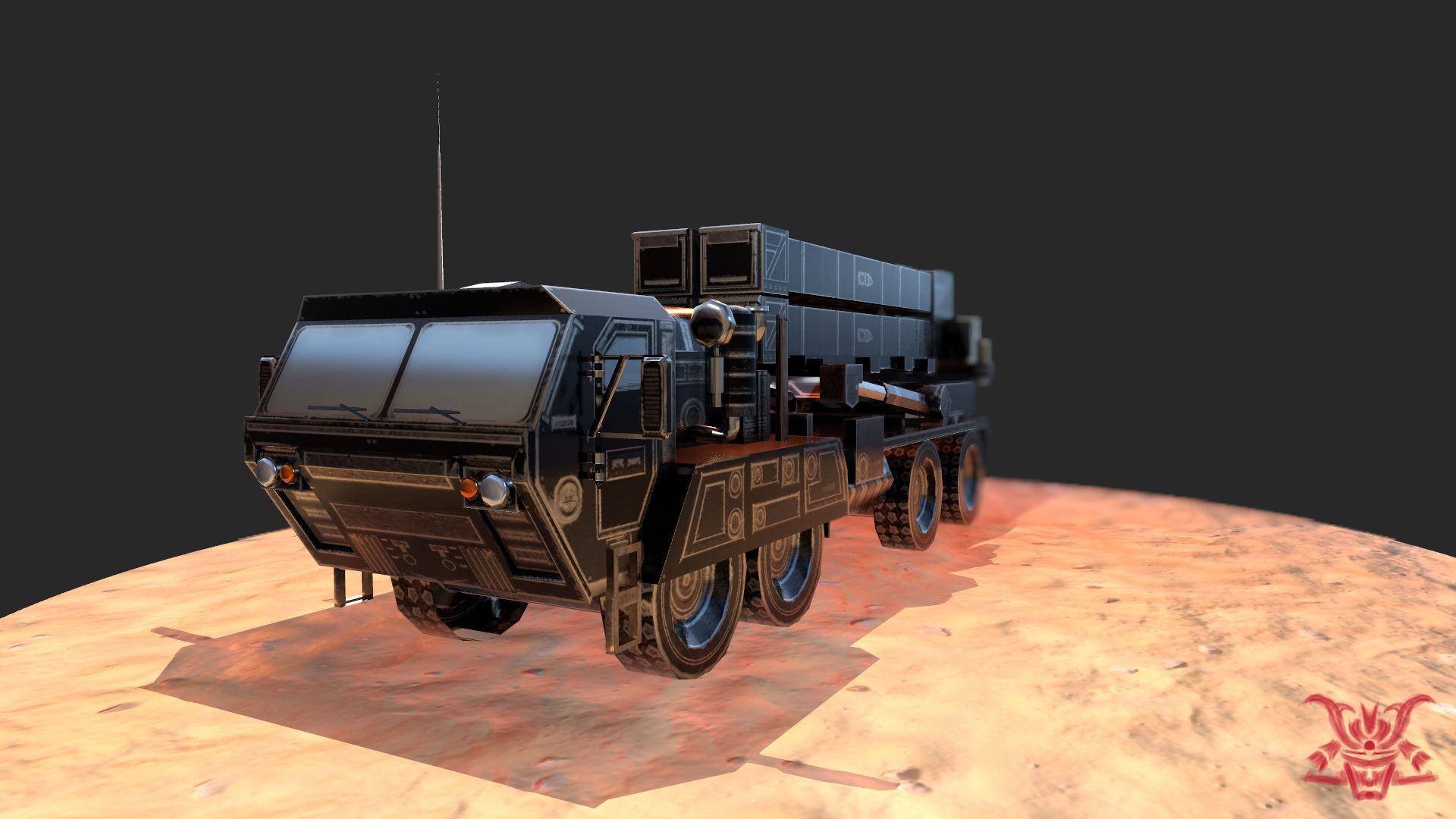 Tanks for RTS Game Pack Low-poly 3D model_6