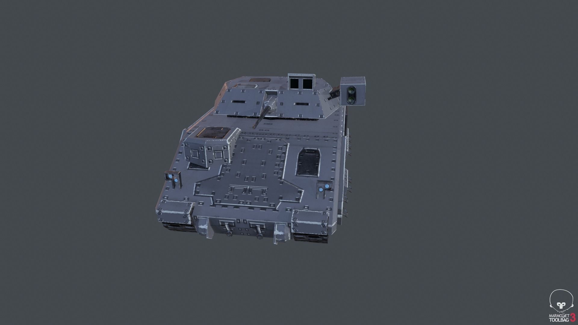 Tanks for RTS Game Pack Low-poly 3D model_35