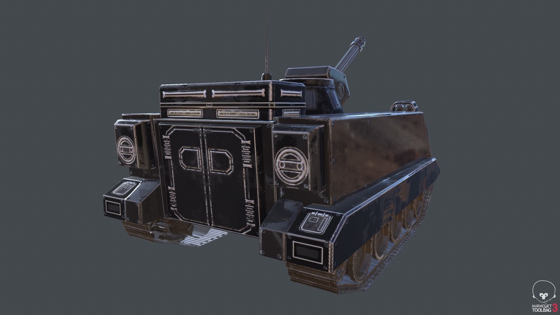 Tanks for RTS Game Pack Low-poly 3D model_56