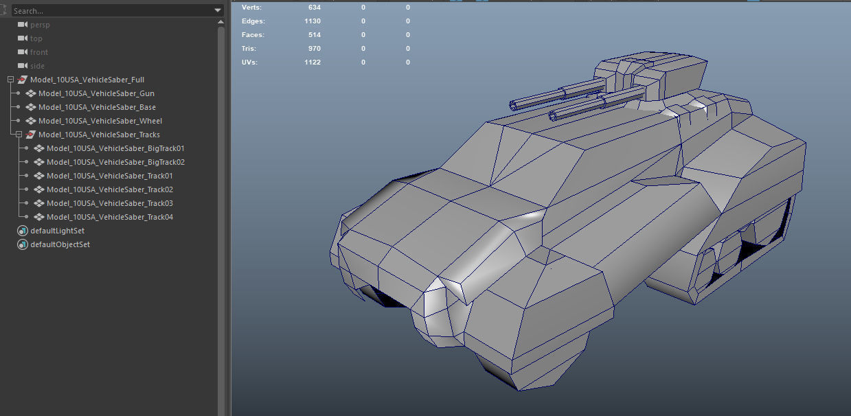 Tanks for RTS Game Pack Low-poly 3D model_24