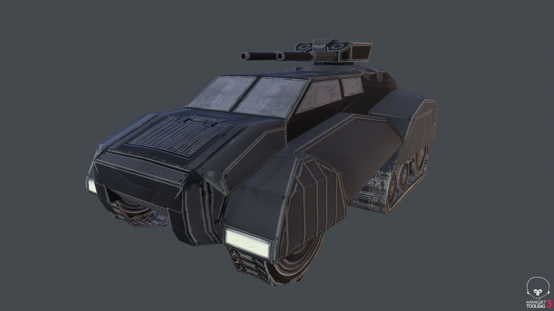 Tanks for RTS Game Pack Low-poly 3D model_43