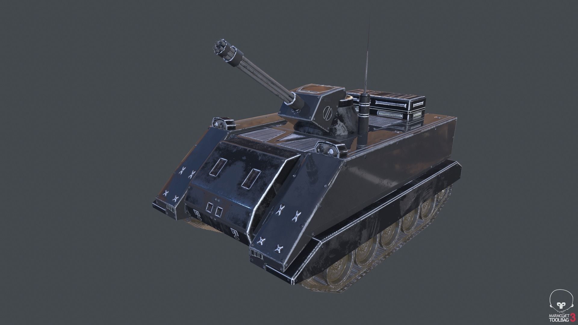 Tanks for RTS Game Pack Low-poly 3D model_54