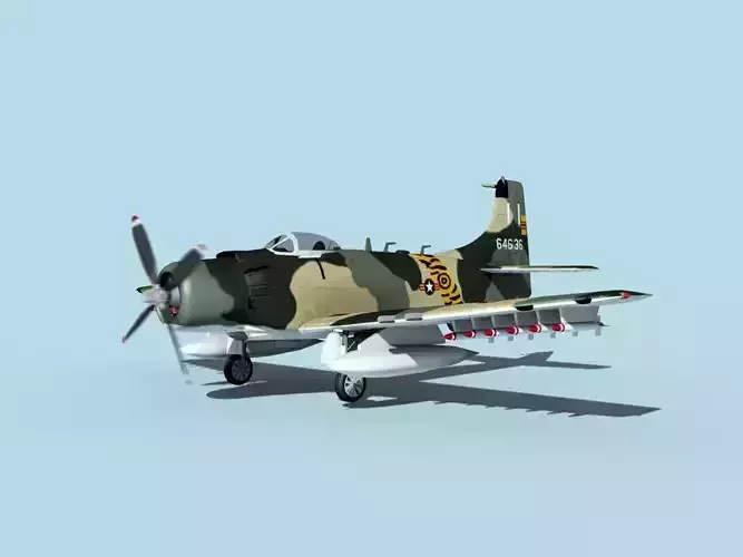 Douglas A-1H Skyraider  V24 SVAF