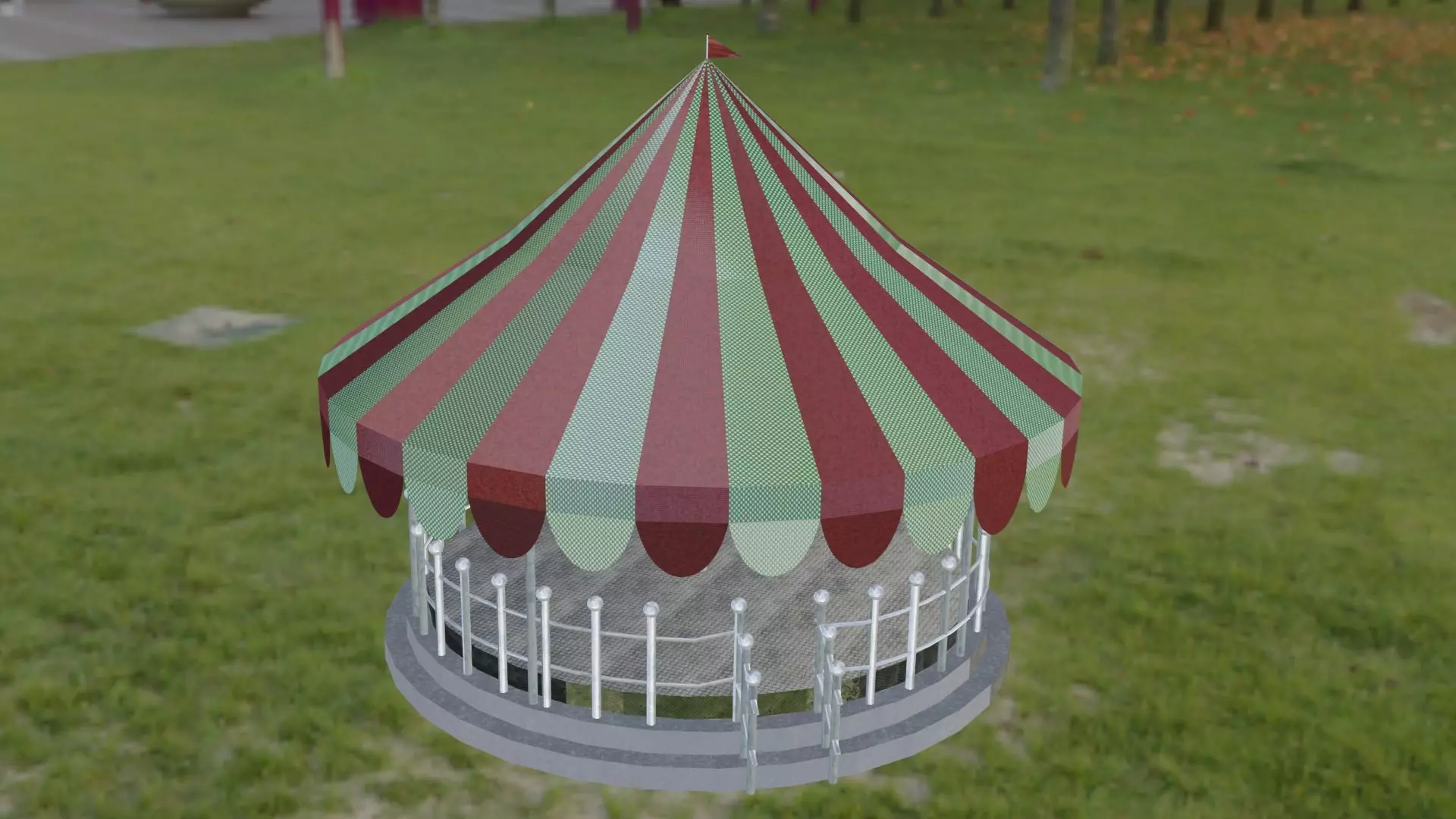 Carousel Free 3D model_0