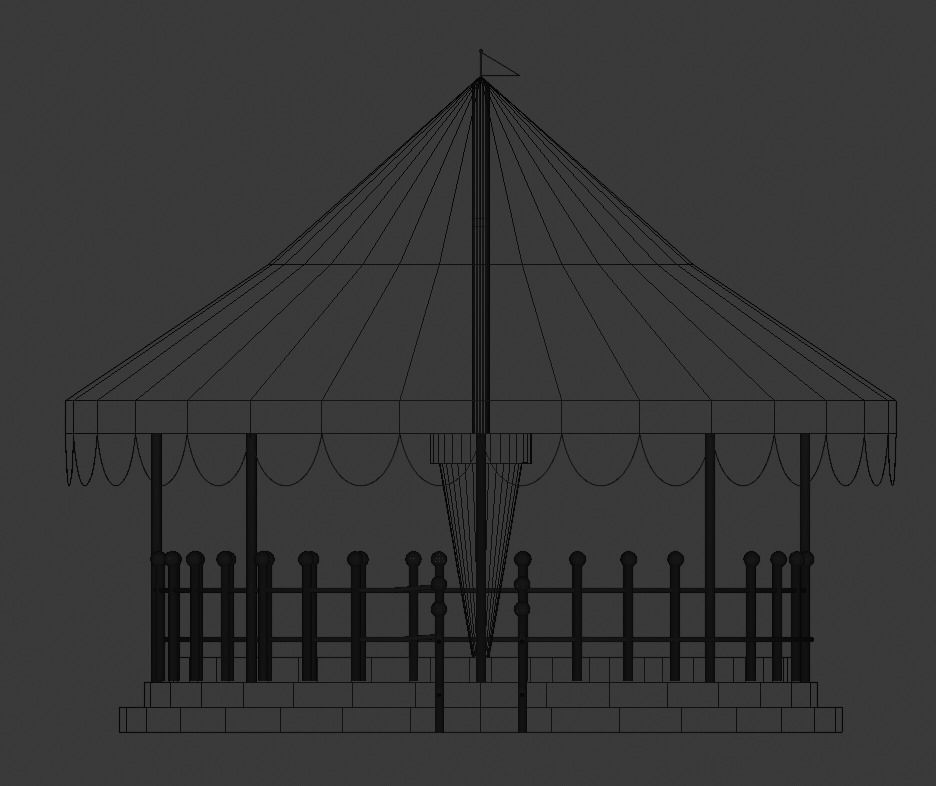 Carousel Free 3D model_2