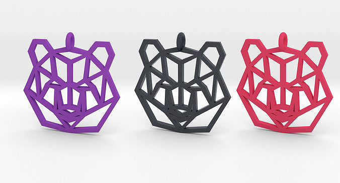 Bear Pendant 3D print model