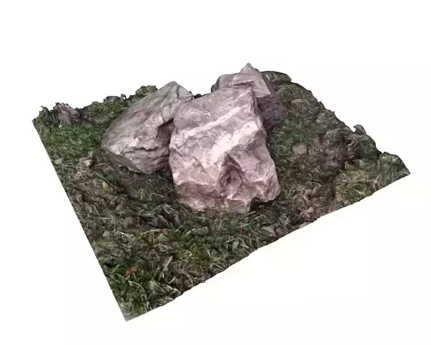 Scanned 3D rocks model