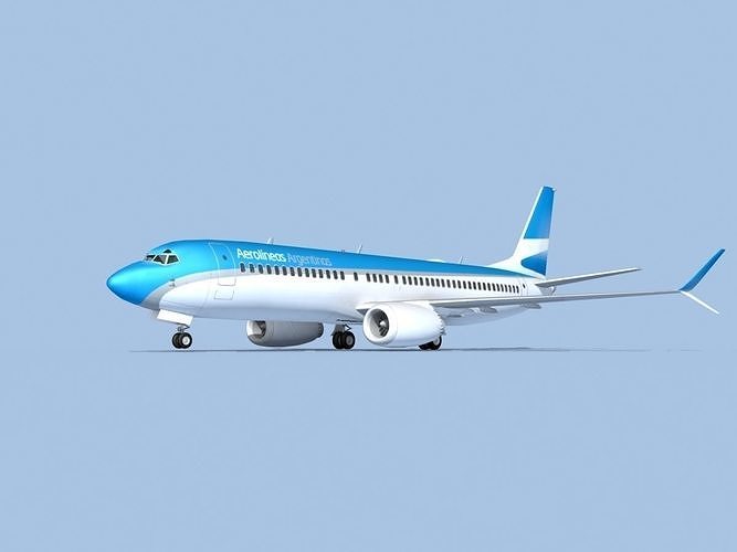 Boeing 737-8 Max Aerolineas Argentinas 3D model