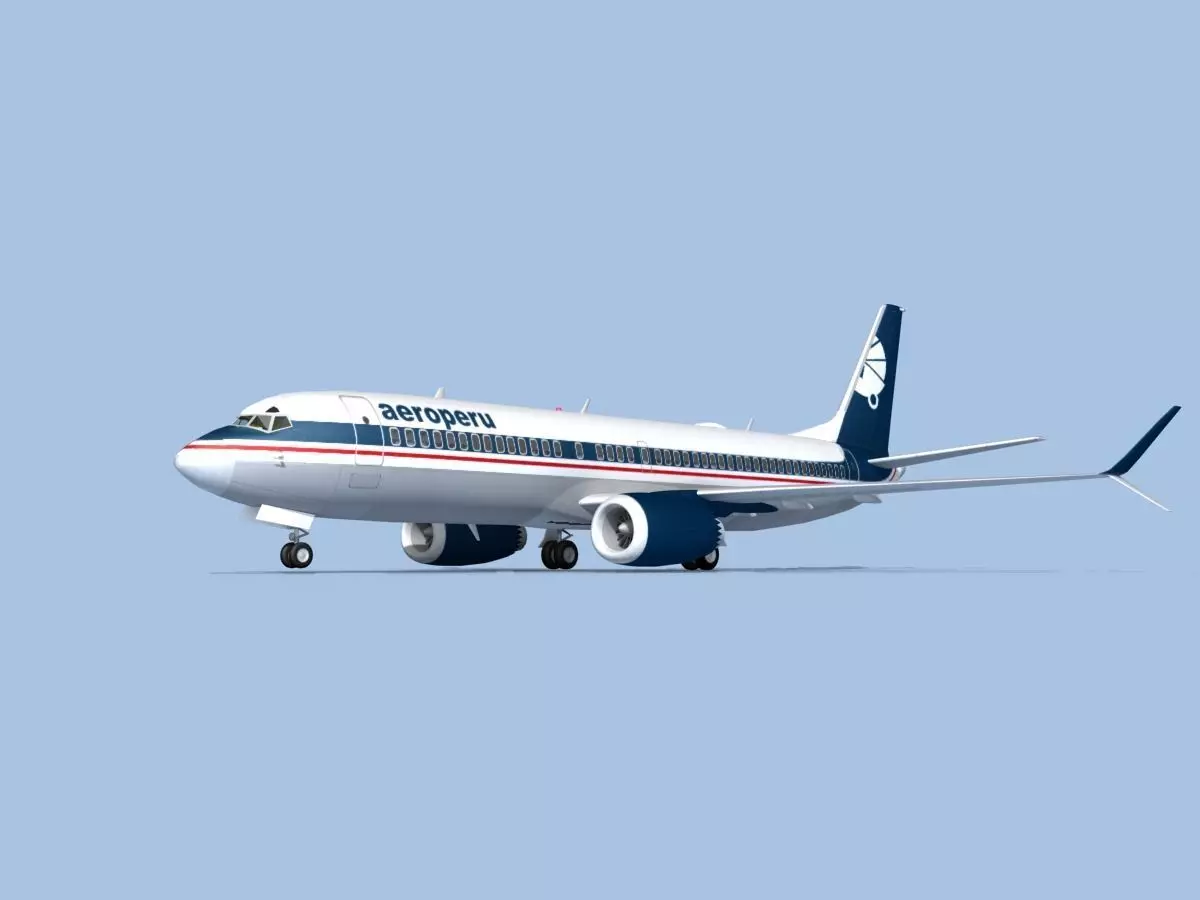 Boeing 737-8 Max Aeroperu 3D model_0