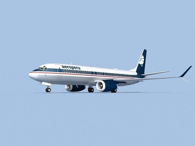Boeing 737-8 Max Aeroperu 3D model