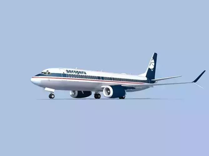 Boeing 737-8 Max Aeroperu 3D model