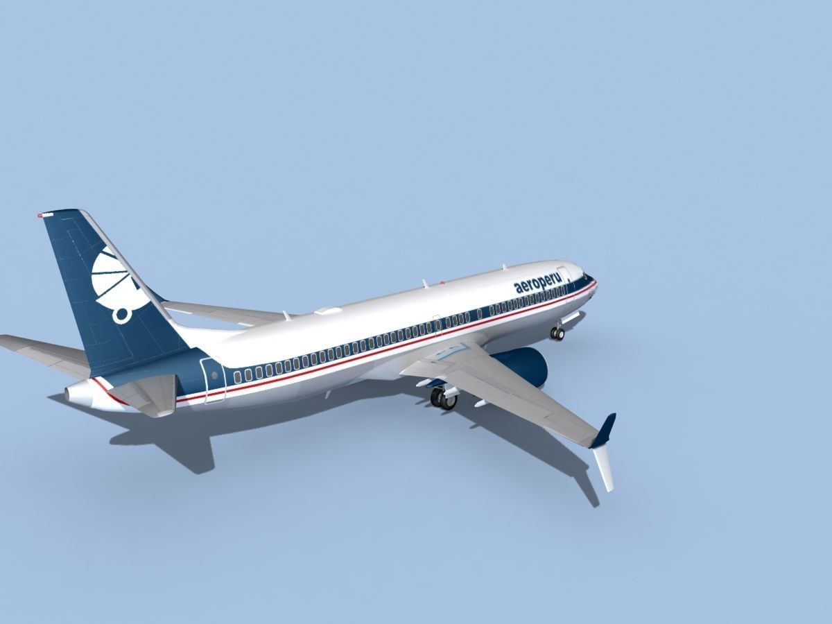 Boeing 737-8 Max Aeroperu 3D model_5