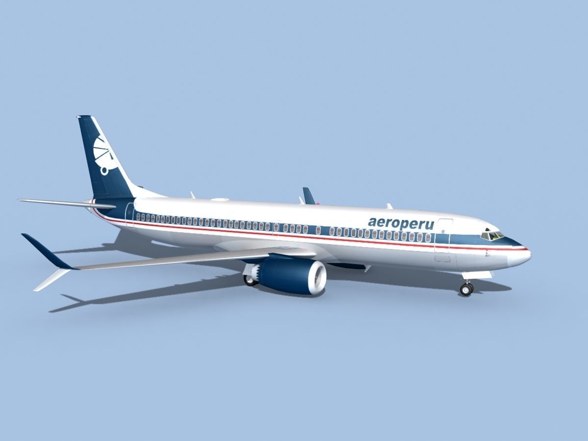 Boeing 737-8 Max Aeroperu 3D model_3