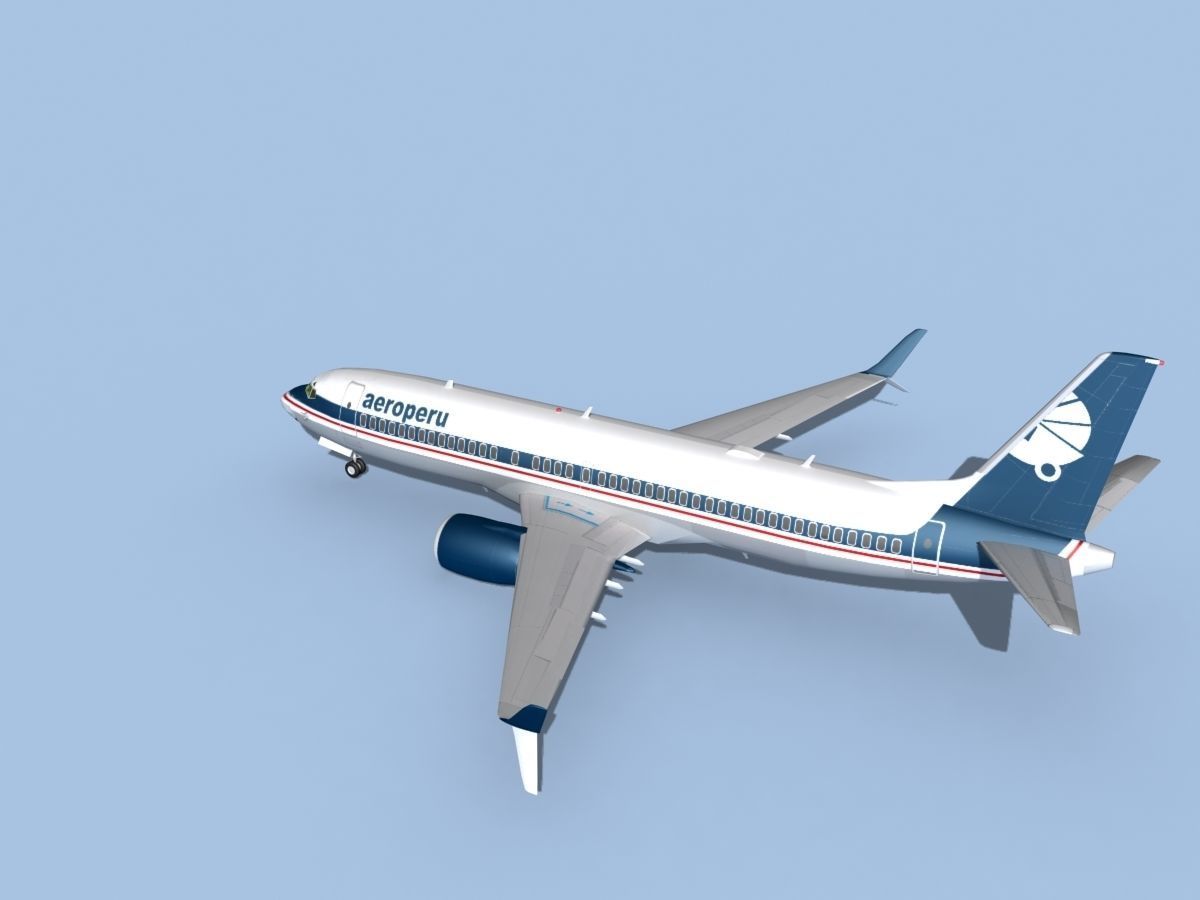Boeing 737-8 Max Aeroperu 3D model_8