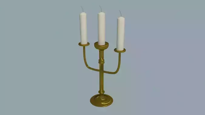 Candleholder with candles
