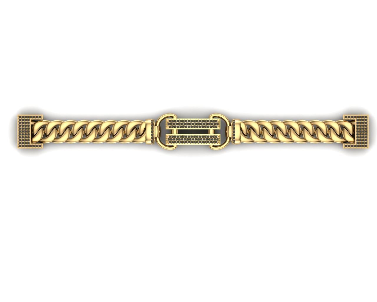 bracelet Chain 3D model_1