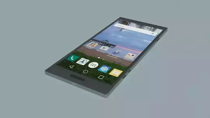 Smartphone Low-poly 3D model